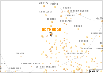 map of Goth Boda