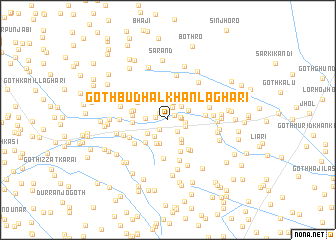 map of Goth Budhal Khān Laghāri