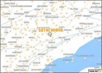 map of Goth Chhana