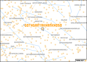 map of Goth Darya Khān Khoso