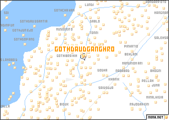 map of Goth Dāud Gānghro