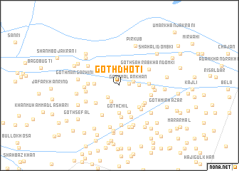 map of Goth Dhoti