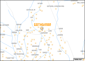 map of Goth Dinār