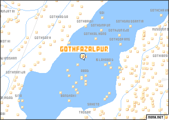 map of Goth Fazalpur