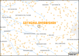 map of Goth Ghulām Nabi Shāh