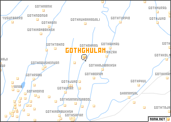 map of Goth Ghulām