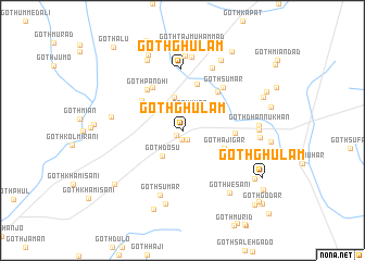 map of Goth Ghulām