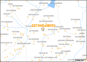 map of Goth Hāji Beru