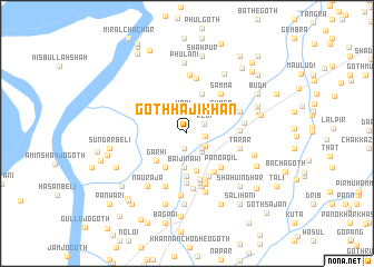 map of Goth Hāji Khān