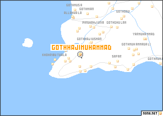 map of Goth Hāji Muhammad