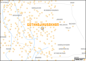 map of Goth Hāji Mūsa Khān