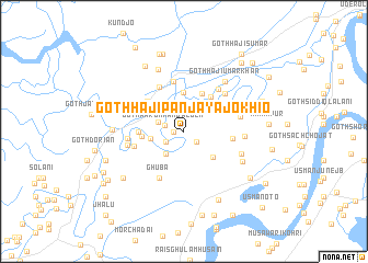 map of Goth Hāji Panjāya Jokhio