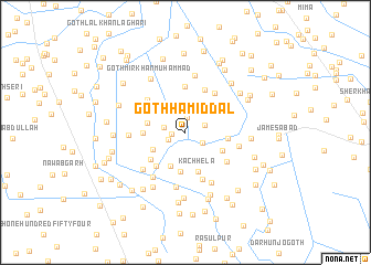 map of Goth Hamīd Dal
