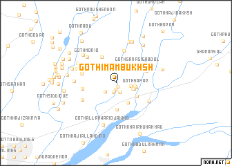 map of Goth Imām Bukhsh