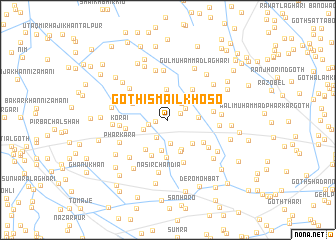 map of Goth Ismāīl Khoso