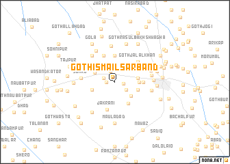 map of Goth Ismāīl Sarband
