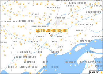 map of Goth Jahān Khān