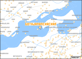 map of Goth Janan Chachar