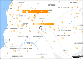 map of Goth Jumma Khān