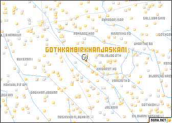 map of Goth Kambīr Khān Jaskāni