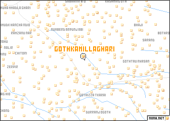 map of Goth Kāmil Laghāri