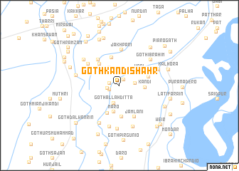 map of Goth Kandi Shahr