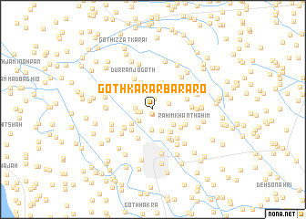 map of Goth Karār Barāro