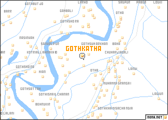 map of Goth Kātha