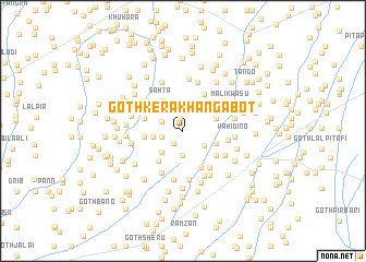 map of Goth Kera Khān Gabot