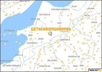 map of Goth Khair Muhammad