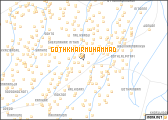 map of Goth Khair Muhammad