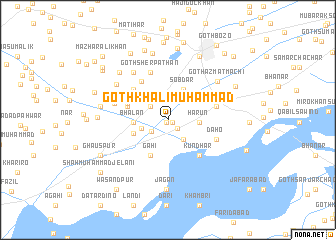map of GothKhali Muhammad