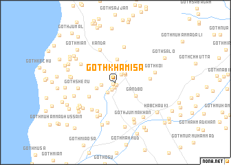 map of Goth Khamīsa