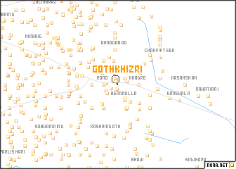 map of Goth Khizri