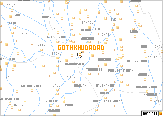 map of Goth Khudādād