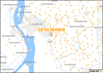 map of Goth Lakhāna