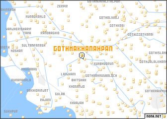 map of Goth Makhan Ahpan