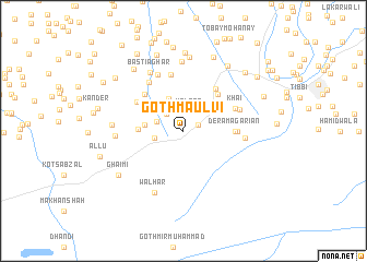 map of Goth Maulvi