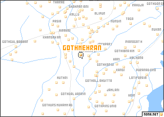 map of Goth Mehrān