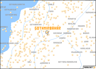 map of Goth Mīr Bahar