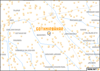 map of Goth Mīrbahar