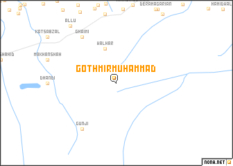 map of Goth Mīr Muhammad