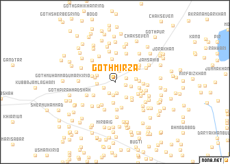map of Goth Mirza