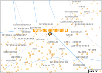 map of Goth Muhammad Ali