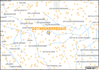 map of Goth Muhammad Dīn