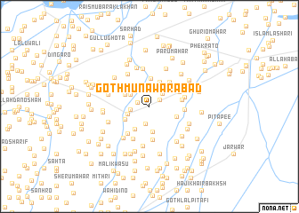 map of Goth Munawarābād