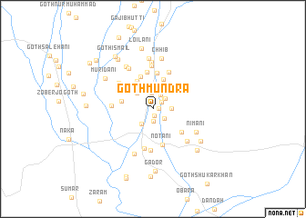 map of Goth Mundra