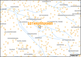 map of Goth Munnu Khān