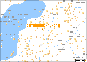 map of Goth Murād Kalhoro