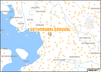 map of Goth Naubāl Sāhūwāl